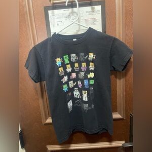 Mojang Kids Graphic T-Shirt - Black - Size 9-10
